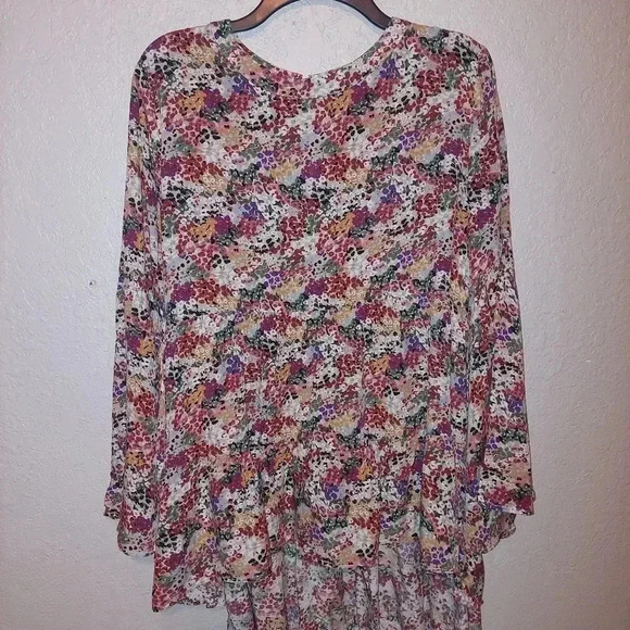 Jodifl High Low Swing Tunic Multi Color Print Size Large - Picture 2 of 8